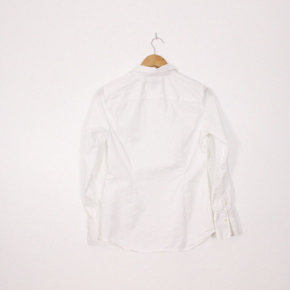 Banana Republic White Button Up - Picture 7 of 8